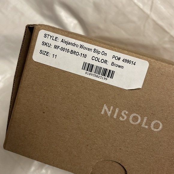 Nisolo Alejandro woven slip on size 11 - Picture 7 of 7